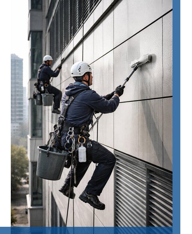 Мойка вентилируемого фасада в Старом Осколе от 253 р. | ВЫСОТНИК-Срк