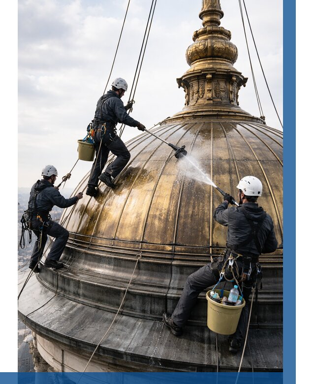 Мойка куполов и шпилей в Старом Осколе от 8094 р. - заказать | ВЫСОТНИК-Срк