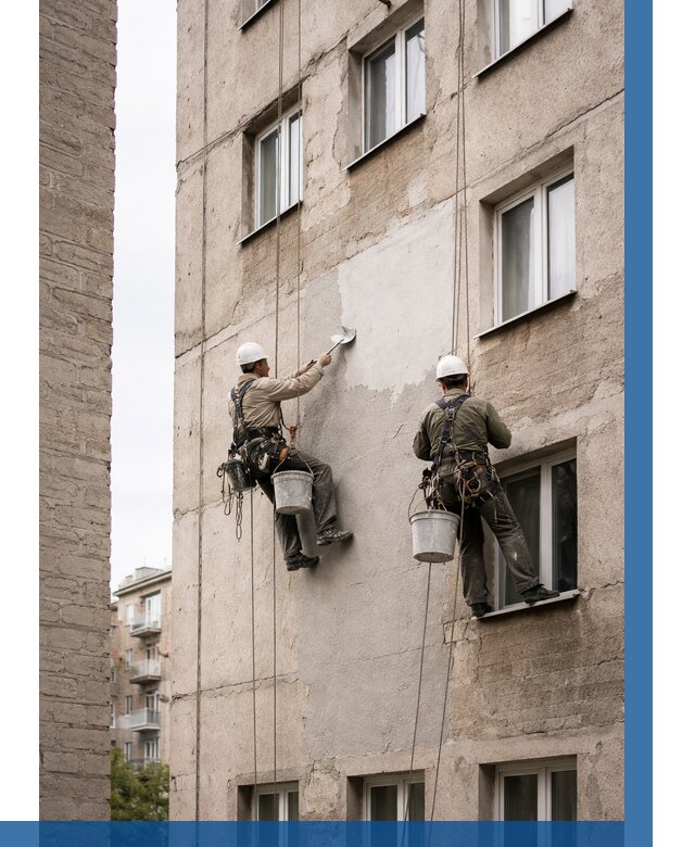 Косметический ремонт фасада в Старом Осколе от 1113 р. | ВЫСОТНИК-Срк