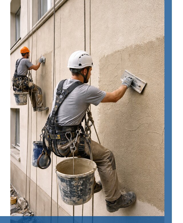 Декоративная штукатурка фасада в Старом Осколе от 1214 р. | ВЫСОТНИК-Срк