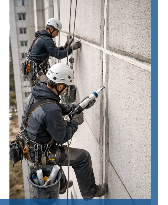 Герметизация межпанельных швов в Старом Осколе от 708 р. | ВЫСОТНИК-Срк