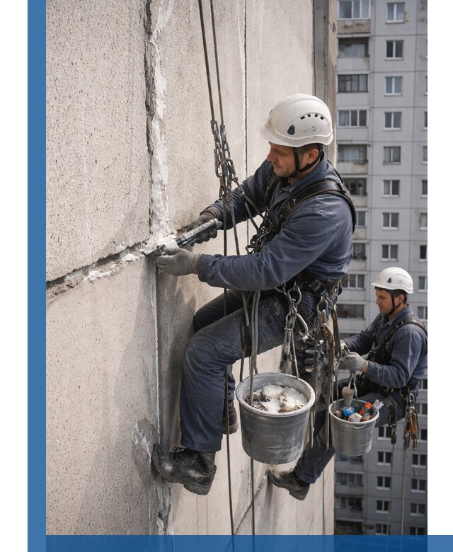 Утепление межпанельных швов в Старом Осколе профессионально и надежно