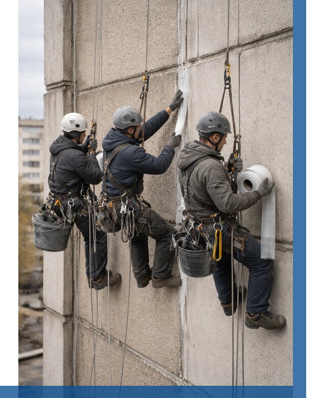 Ремонт межпанельных швов в Старом Осколе от 759 р. | ВЫСОТНИК-Срк