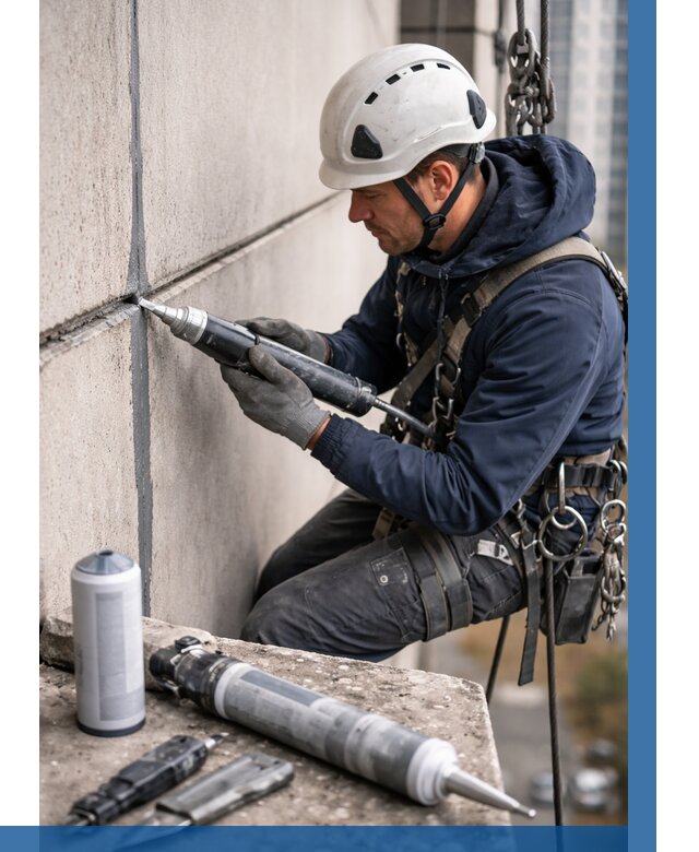 Вторичная герметизация швов в Старом Осколе от 455 р. | ВЫСОТНИК-Срк