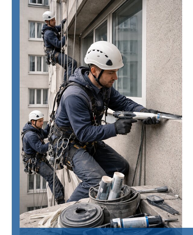 Герметизация швов лоджии в Старом Осколе профессионально и надежно