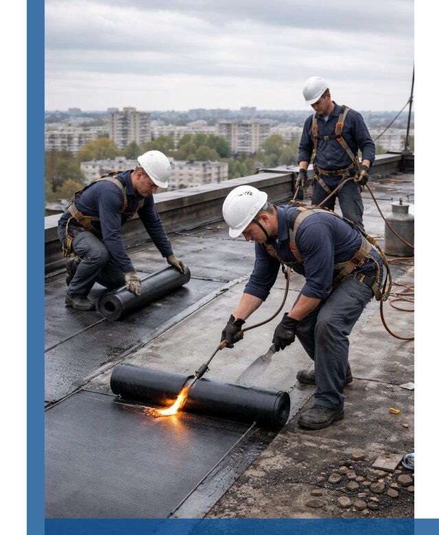 Ремонт наплавляемой кровли в Старом Осколе качественно и надежно