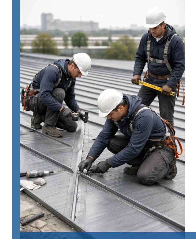 Ремонт фальцевой кровли в Старом Осколе срочно и качественно