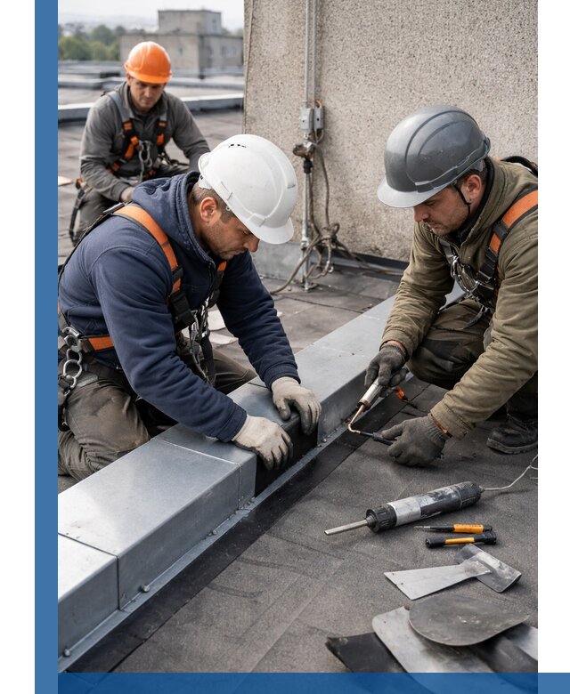 Ремонт кровельных примыканий в Старом Осколе профессионально