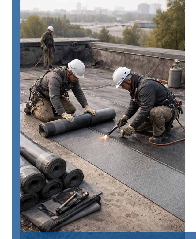 Монтаж мягкой кровли в Старом Осколе профессионально и надежно