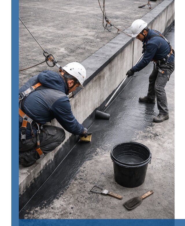 Гидроизоляция кровли жидкой резиной профессионально в Старом Осколе