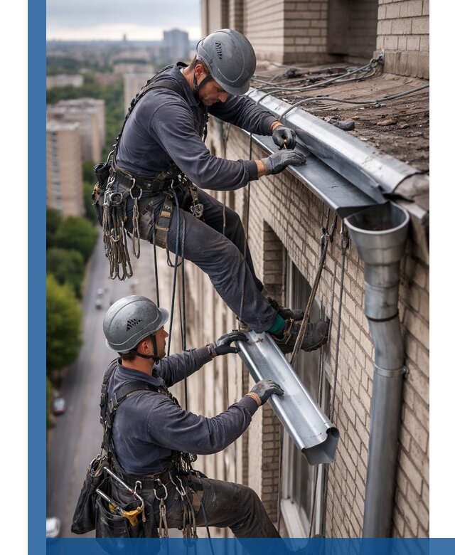 Ремонт водосточных желобов в Старом Осколе, быстро и качественно
