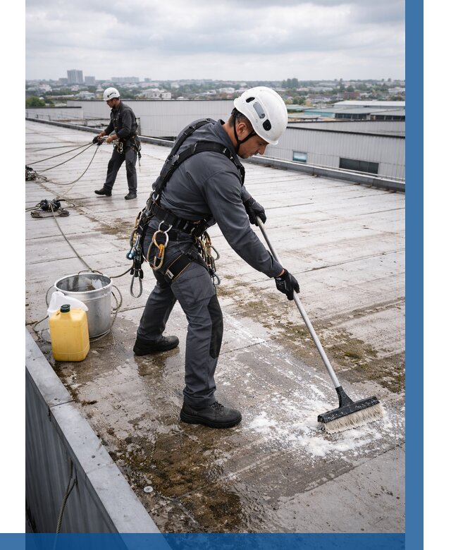 Очистка крыши по графику в Старом Осколе от 7588 р. | ВЫСОТНИК-Срк