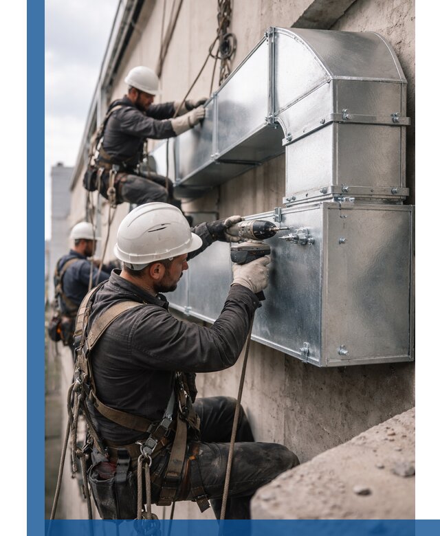 Профессиональный монтаж вентиляционных коробов в Старом Осколе под ключ