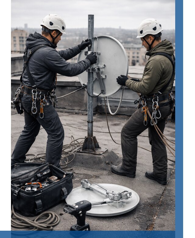 Демонтаж антенн на крыше в Старом Осколе от 4553 р. | ВЫСОТНИК-Срк