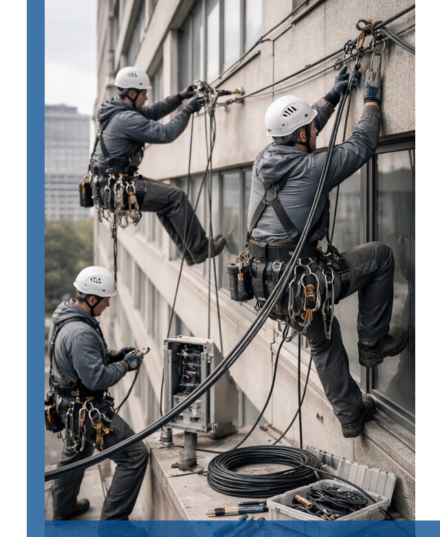 Прокладка оптоволоконного кабеля в Старом Осколе под ключ с тестированием