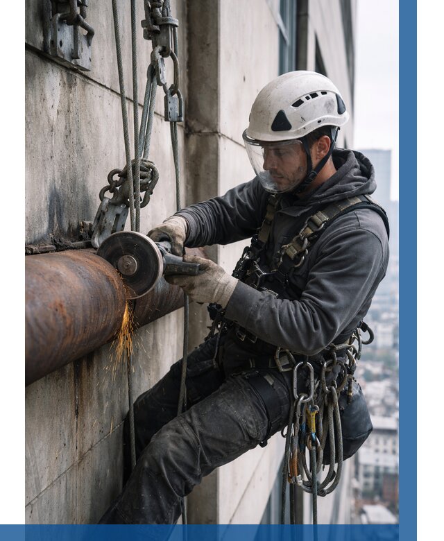 Резка металла на высоте в Старом Осколе по цене от 4553 р. | ВЫСОТНИК-Срк