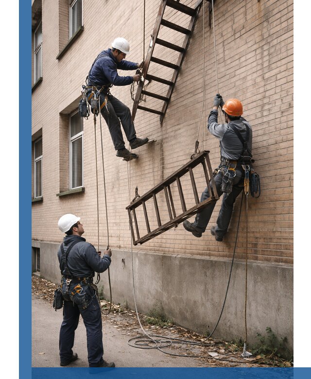Демонтаж пожарной лестницы в Старом Осколе быстро и безопасно