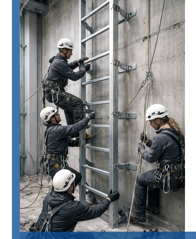 Монтаж металлических лестниц в Старом Осколе под ключ со гарантией