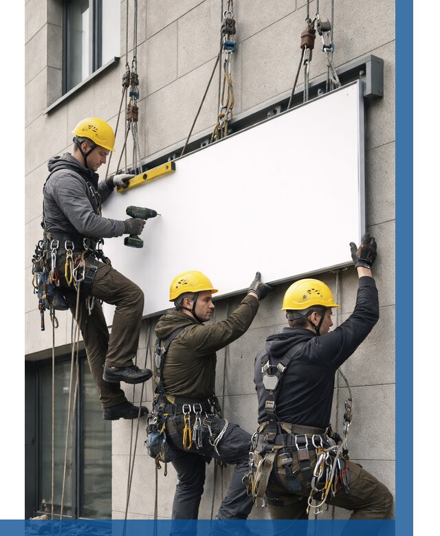 Монтаж рекламной вывески в Старом Осколе от 8094 р. | ВЫСОТНИК-Срк