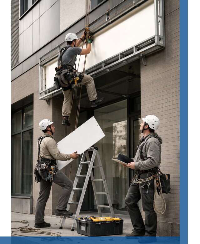 Монтаж светового короба в Старом Осколе от 6576 р. | ВЫСОТНИК-Срк