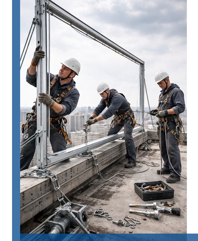 Монтаж крышных рекламных конструкций под ключ в Старом Осколе