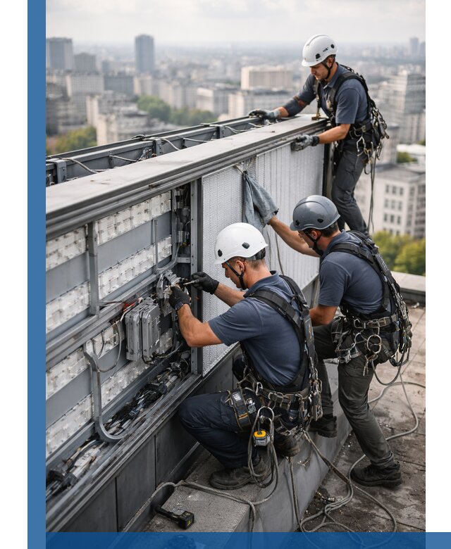 Профессиональное обслуживание крышной рекламы в Старом Осколе под ключ