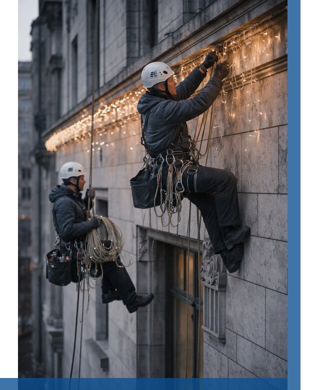 Монтаж новогодней иллюминации в Старом Осколе от 8599 р. | ВЫСОТНИК-Срк