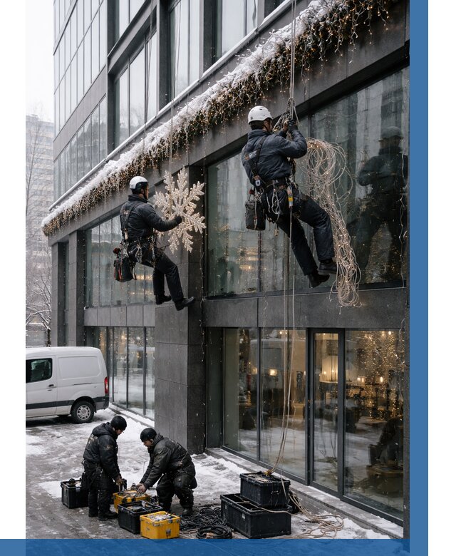 Демонтаж новогоднего оформления в Старом Осколе от 5564 р. | ВЫСОТНИК-Срк