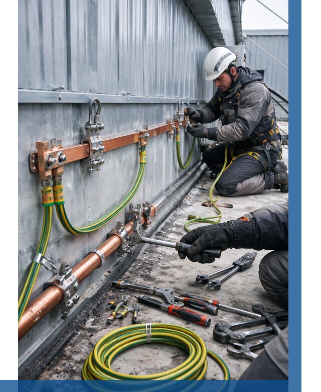 Монтаж заземления здания в Старом Осколе от 25293 р. | ВЫСОТНИК-Срк