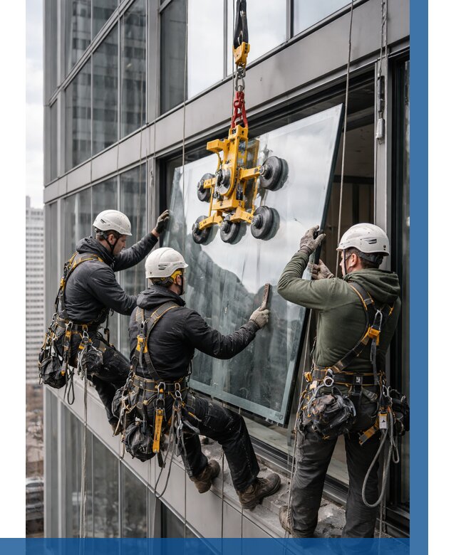 Фасадное остекление зданий под ключ в Старом Осколе от 10117 р. | ВЫСОТНИК-Срк