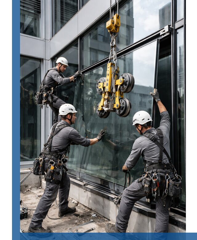 Структурное остекление фасадов в Старом Осколе монтаж и обслуживание