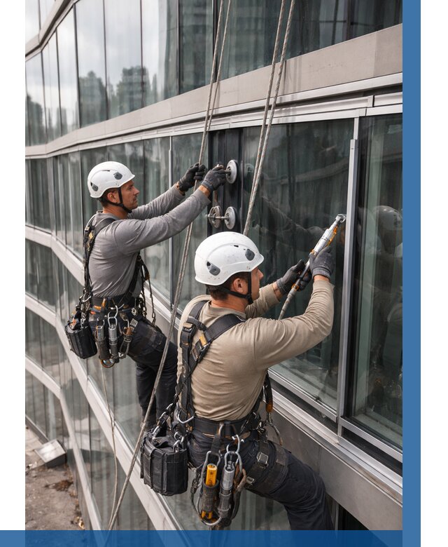 Радиусное остекление фасада в Старом Осколе от 12140 р. | ВЫСОТНИК-Срк