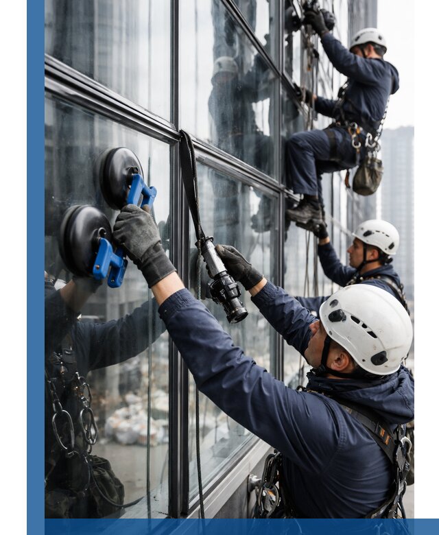 Радиусное остекление фасадов под ключ в Старом Осколе с гарантиями