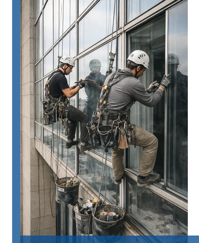 Ремонт витражных конструкций и фасадного остекления в Старом Осколе