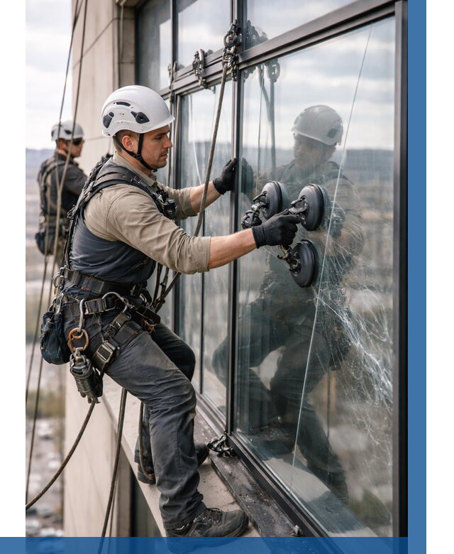 Замена стекла в витраже в Старом Осколе под ключ от 8599 р. | ВЫСОТНИК-Срк