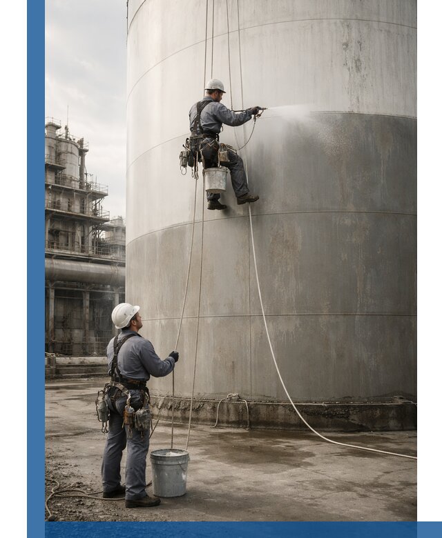 Покраска стальных резервуаров и емкостей в Старом Осколе профессионально