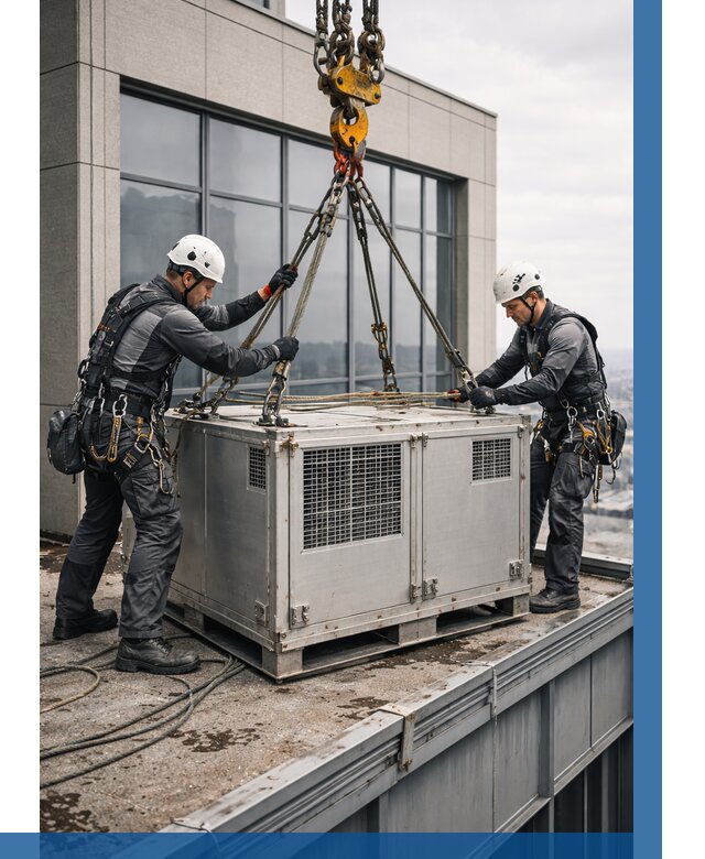 Такелажные работы на высоте в Старом Осколе от 8094 р. | ВЫСОТНИК-Срк