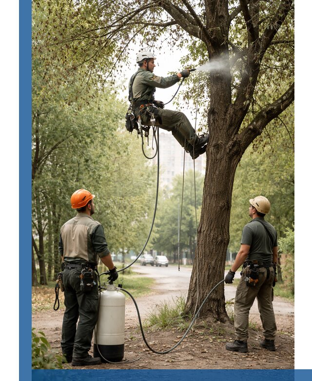 Обработка деревьев от вредителей в Старом Осколе профессиональная защита