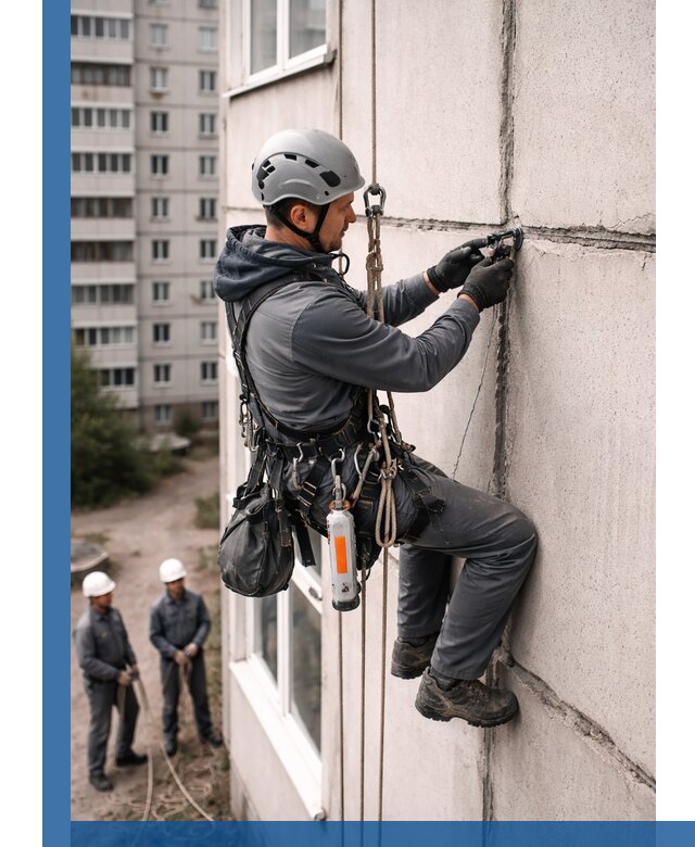 Обследование межпанельных швов и герметизация в Старом Осколе